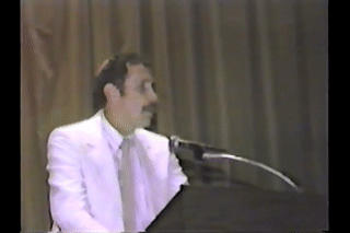 Rabbi Kahane speaks at Banquet May 15th 1984 Video 9 18 01:30:11